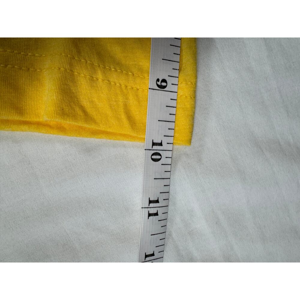 Bella Canvas The ZA Squad Yellow Graphic Tee Men XL Pizza Casual Shirt - Picture 7 of 9
